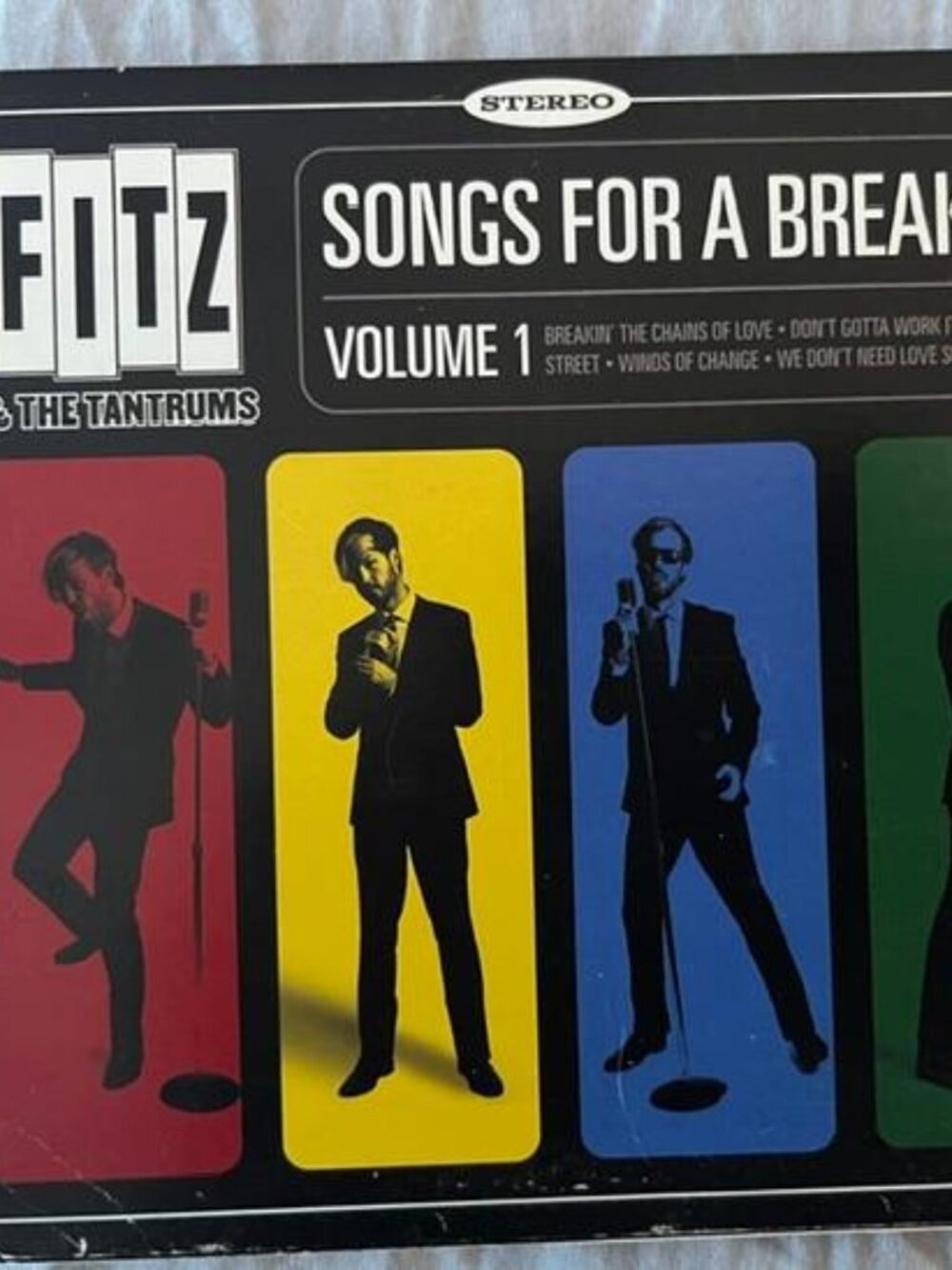 Fitz & the Tantrums - Songs For a Breakup - U.S. cd - Complete cd in digipak cov